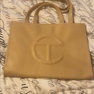 Telfar nude bag medium